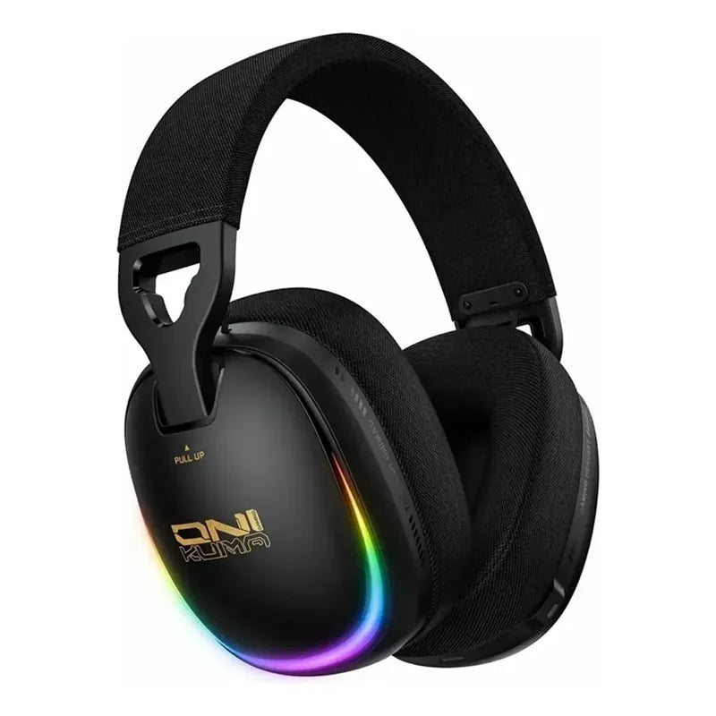 Auriculares Gaming Gt805 Inalámbricos ,4 Modos 2 En 1 Dongle Negro