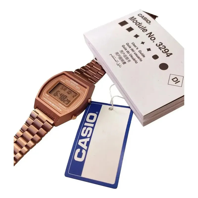 Reloj Casio Vintage B640wc-5avt Unisex Rosa
