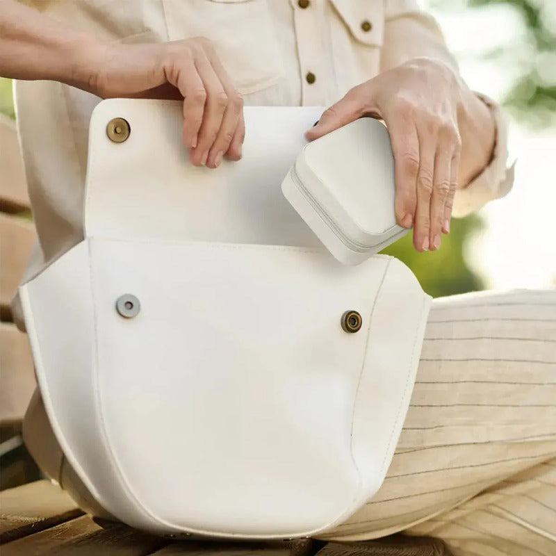 Joyero Portátil Genérico - Estuche Para Joyas 1 Unidad Beige