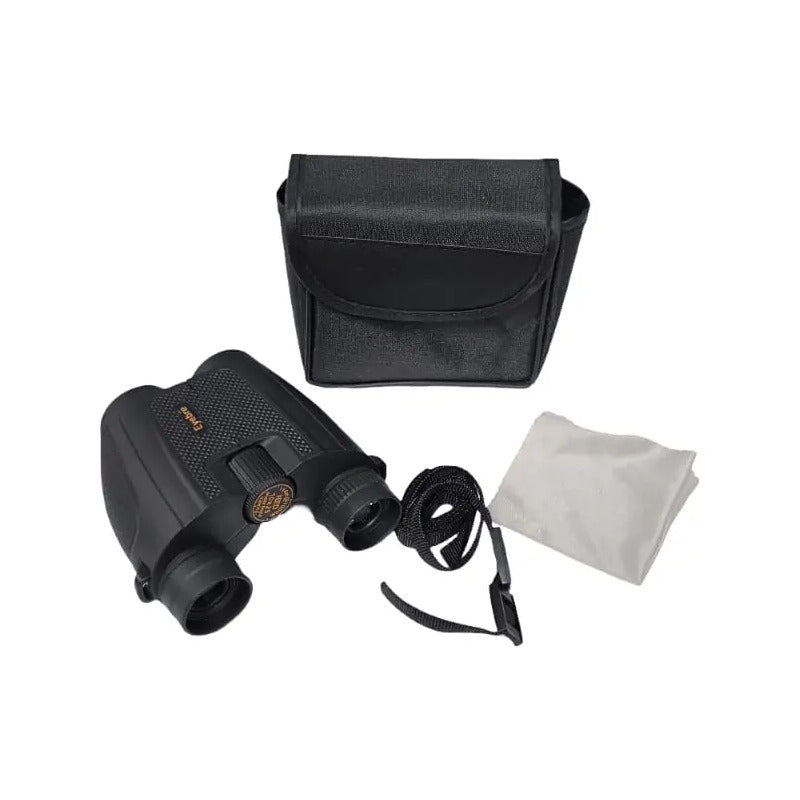 Binoculares Profesionales 10x25 De Largo Alcance 114m/1000m Negro