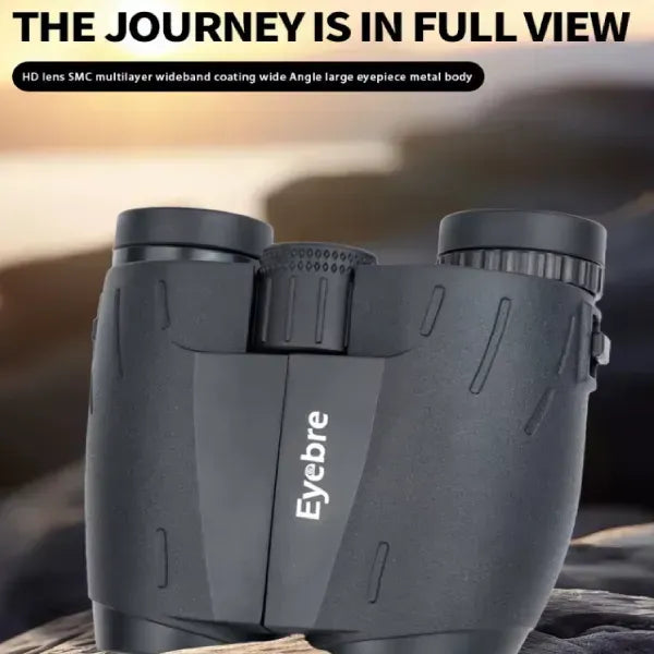 Binocular Largo Alcance 10x25 Aumento 10x Eyebre 14072 Negro