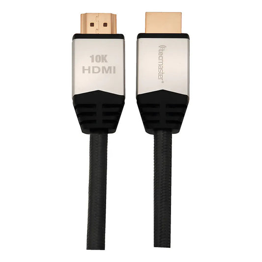 Cable Hdmi Tecmaster Alta Definición 2.1 8k 2m Compatible 3d Hdr Earc Negro