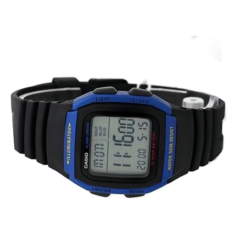 Casio Reloj Hombres W-96h-2a W-96h-2a Hombre (cód: 20633563) Negro Azul Plateado
