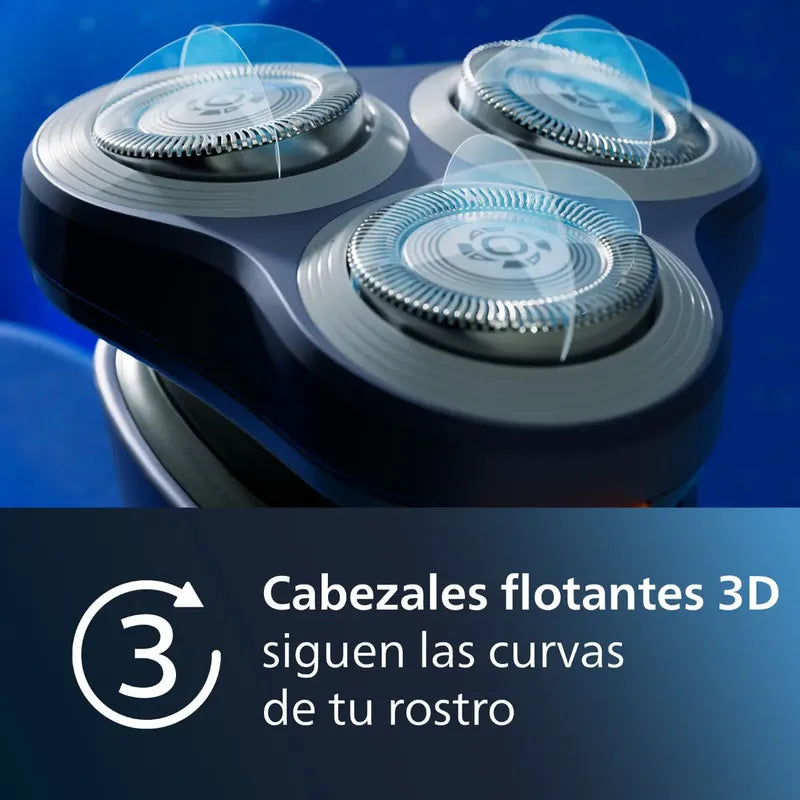 Afeitadora Philips Serie 2000 En Húmedo Y Seco S2885/00 Azul Oscuro