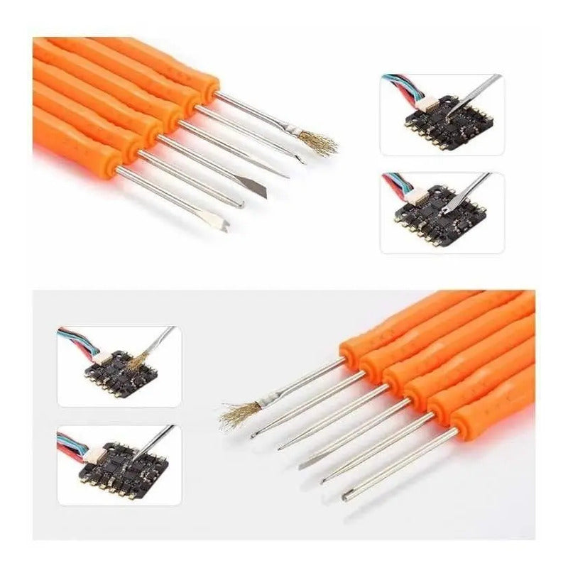 Kit Soldadura Eléctrico Inlife K70 220v 60w Regulable Amarillo