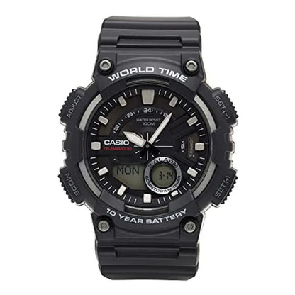 Reloj Análogo Digital Casio Hombre Aeq-110w-1avdf Negro Negro 3