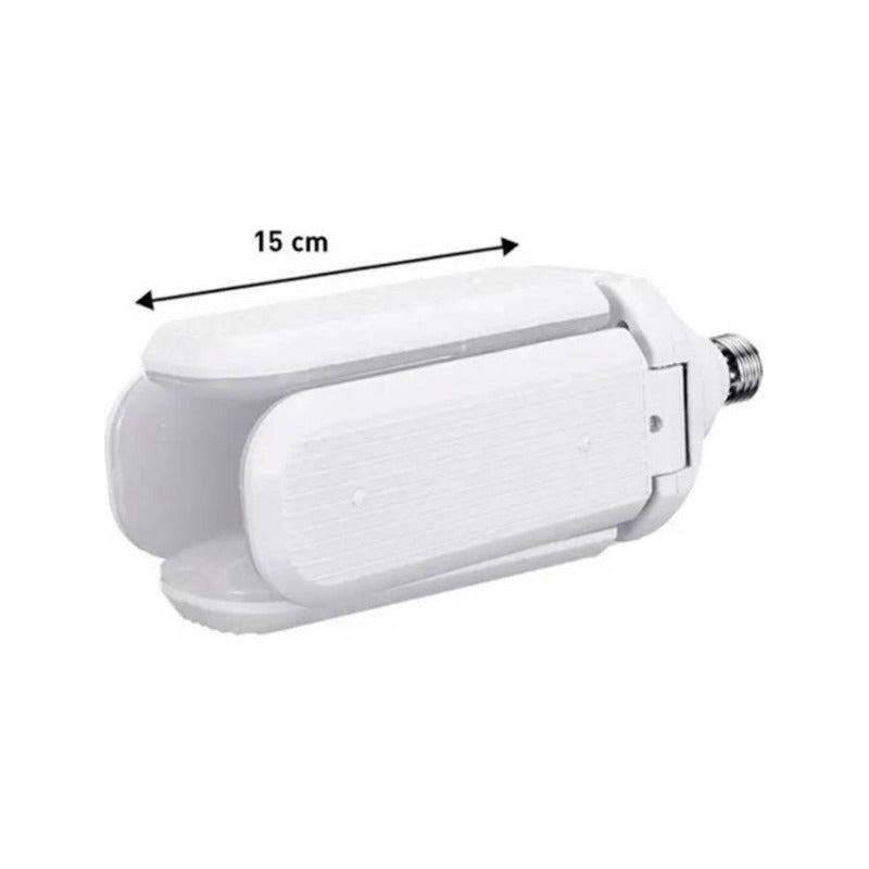 Ampolleta Grande Led 60 W, 4 Aspas E27 Blanco Frío