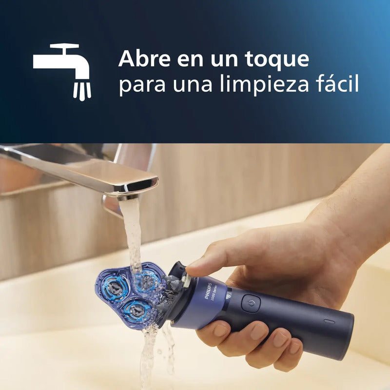 Afeitadora Philips Serie 2000 En Húmedo Y Seco S2885/00 Azul Oscuro