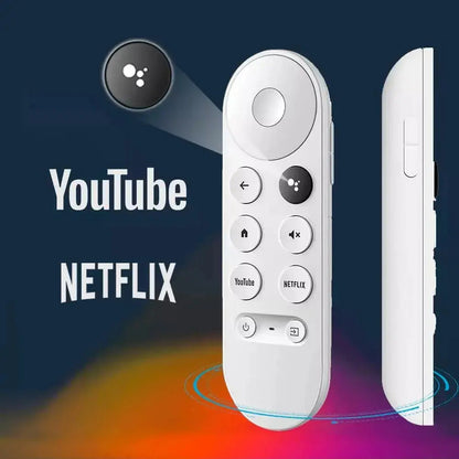Control Remoto Compatible Con Google Chromecast 4k Tv Hd Blanco