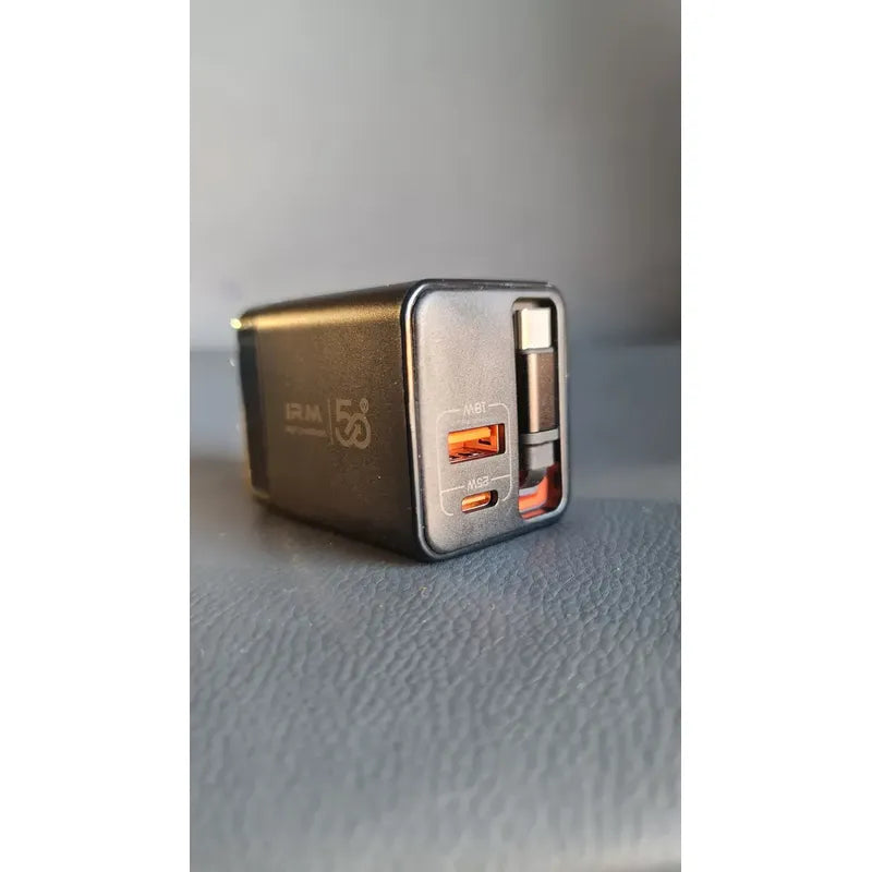 Cargador 50w De Pared Carga Super Rápida Certificacion Sec Negro