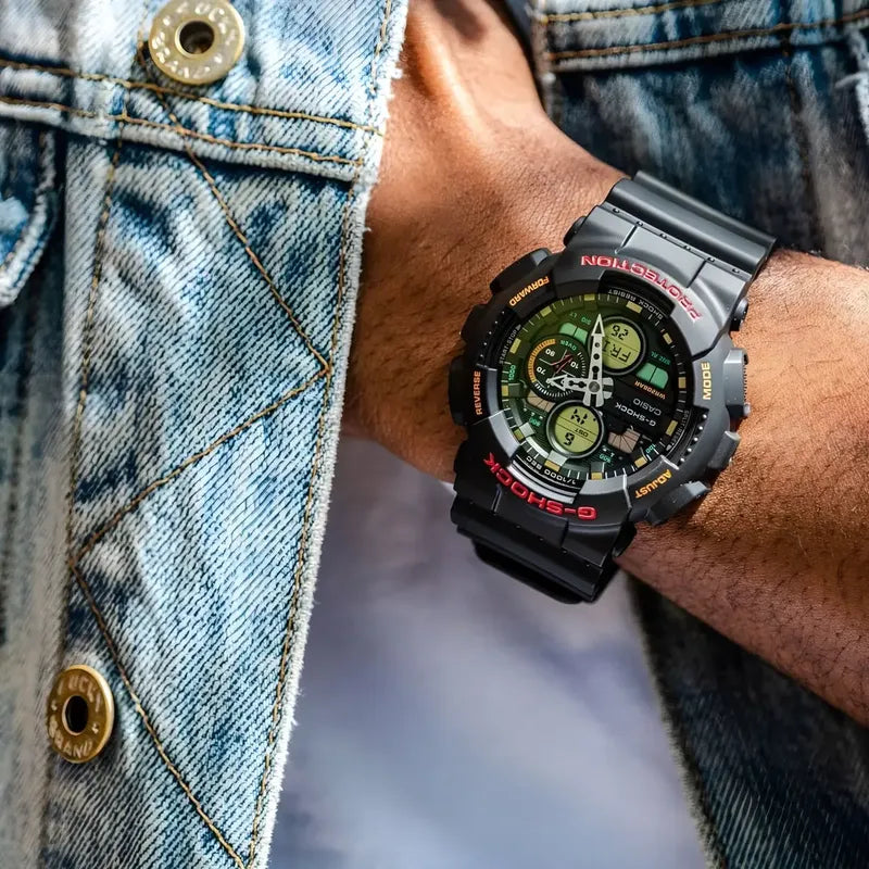 Reloj Casio G-shock Ga-140-1a4dr Para Hombre Negro