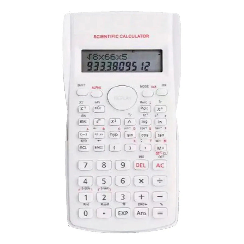 Calculadora Científica Irm 82ms Blanco 240 Funciones Pantalla 12 Dígitos