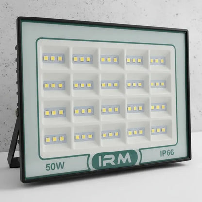 Reflector Proyector Luz Led 50w Ip66 Negro Blanco Frío