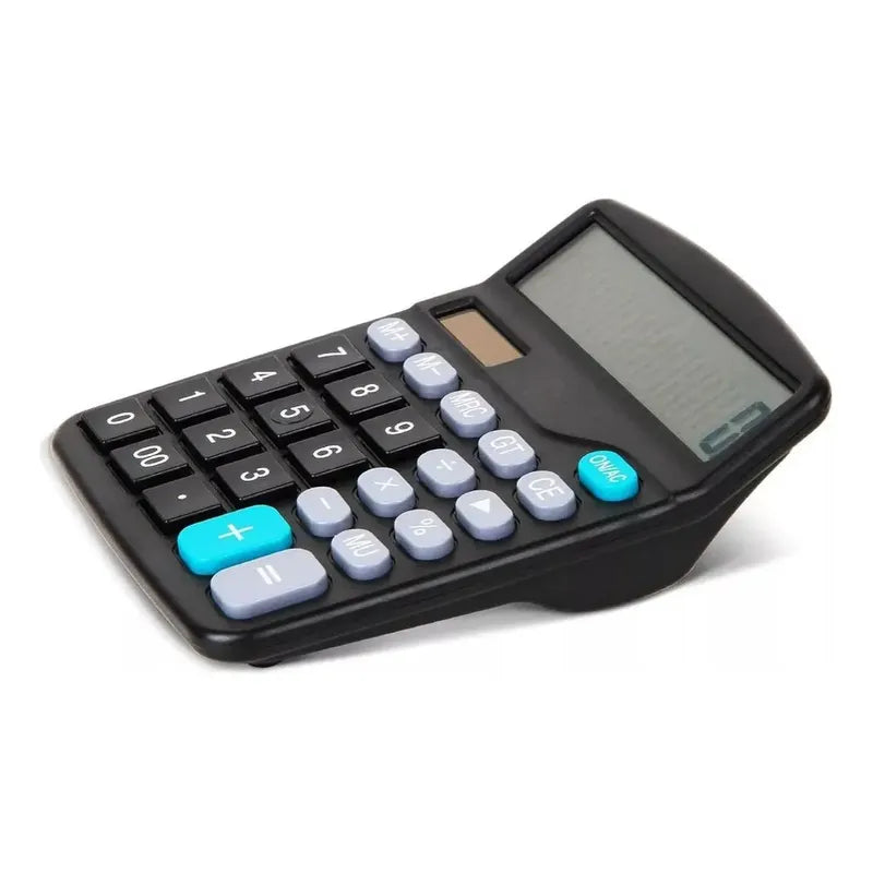 Calculadora 12 Dígitos Portátil De Escritorio Irm 837b Negro