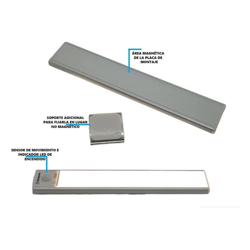 Linterna Con Sensor Westinghouse Recargable De 110 Lumen Plateado