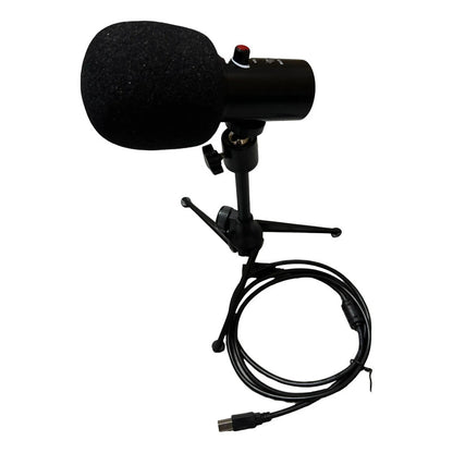 Micrófono Condenser Récord Studio Usb Genérico Negro