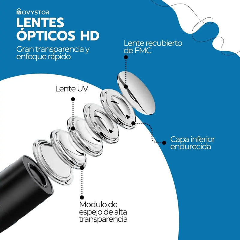 Microscopio Profesional 16000x Con Accesorios Y Muestras Color Blanco