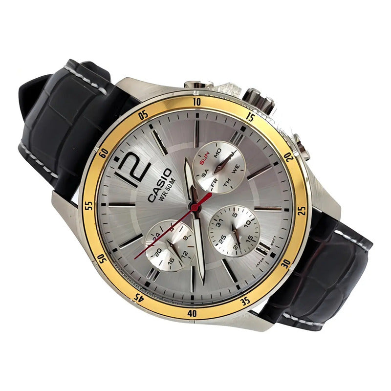 Casio Casio Mtp-1374l Casio Hombre (cód: 21009445) Negro Plata