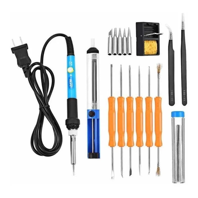 Kit Eléctrico Cautín 220v 60w Regulable Bisutime Bs-908