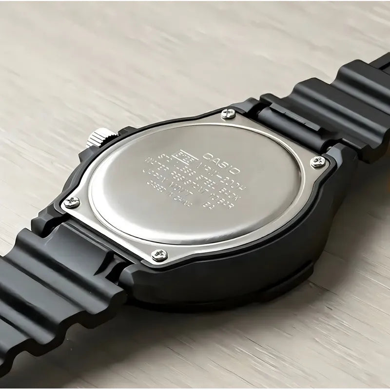 Reloj Hombre Casio Mrw-200h-7bv Análogo Color De La Correa Negro 1b