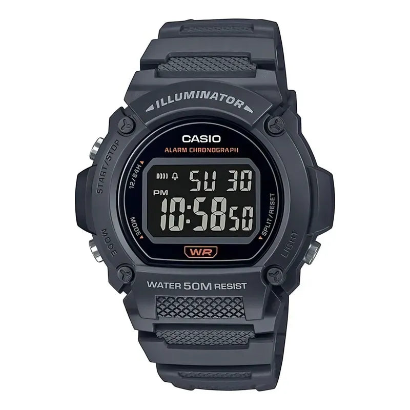 Casio Standard W-219h-8bv Casio Hombre (cód: 24585641) Grafito Negro
