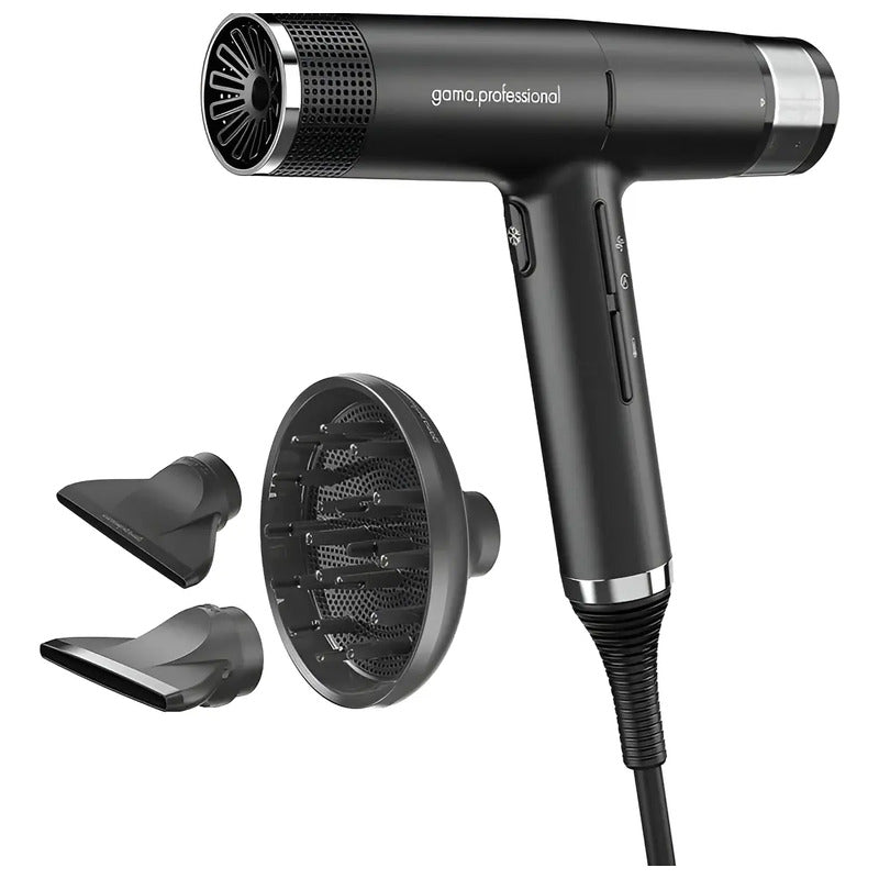 Secador Iq1 Perfetto Gama Dual Filter Profesional Black Negro