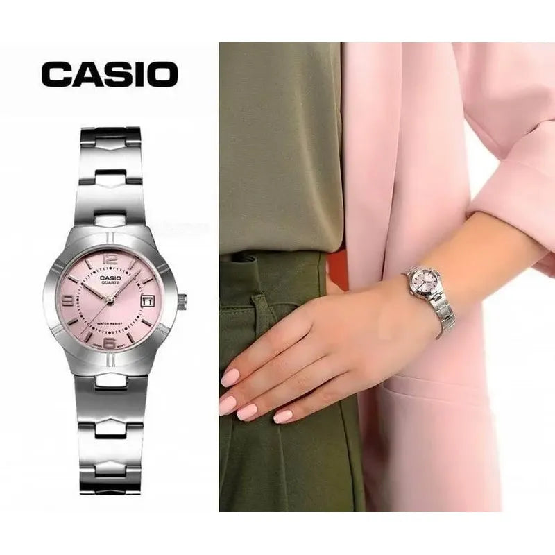 Casio Ltp-1241d-4a Casio Mujer Adultos (cód: 22309831) Plateado Rosa