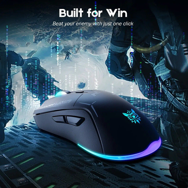 Mouse Gamer Inalámbrico Onikuma Cw917 Negro Cw917 Black 2.4g