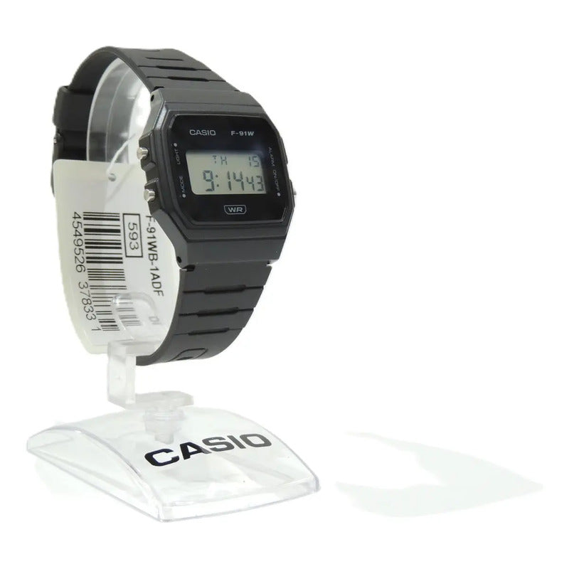 Reloj Casio F-91wb-1adf Cuarzo Unisex Negro Digital
