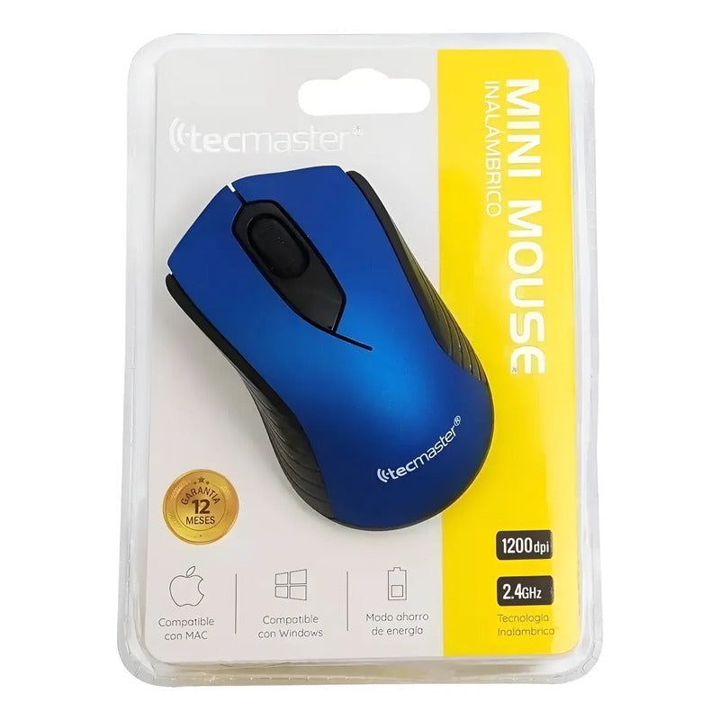Mini Mouse Tecmaster Inalámbrico Azul