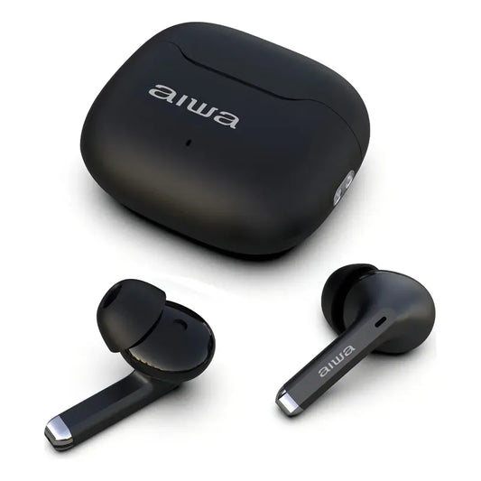 Auriculares In-ear Inalámbricos Aiwa Awtwsg50ancb Noise Cancelling Negro