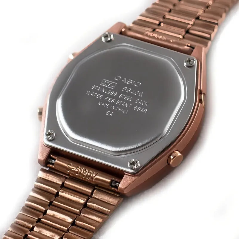 Reloj Casio Vintage B640wc-5avt Unisex Rosa