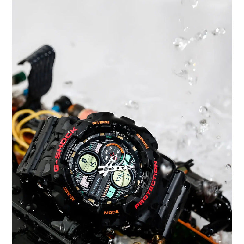 Reloj Casio G-shock Ga-140-1a4dr Para Hombre Negro