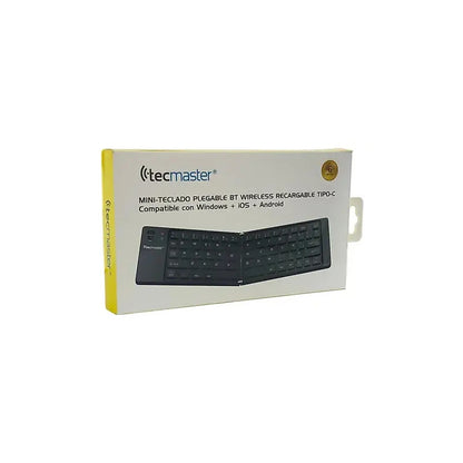 Teclado Mini Inalámbrico Bluetooth Tecmaster Tm-100563 Negro Negro Español