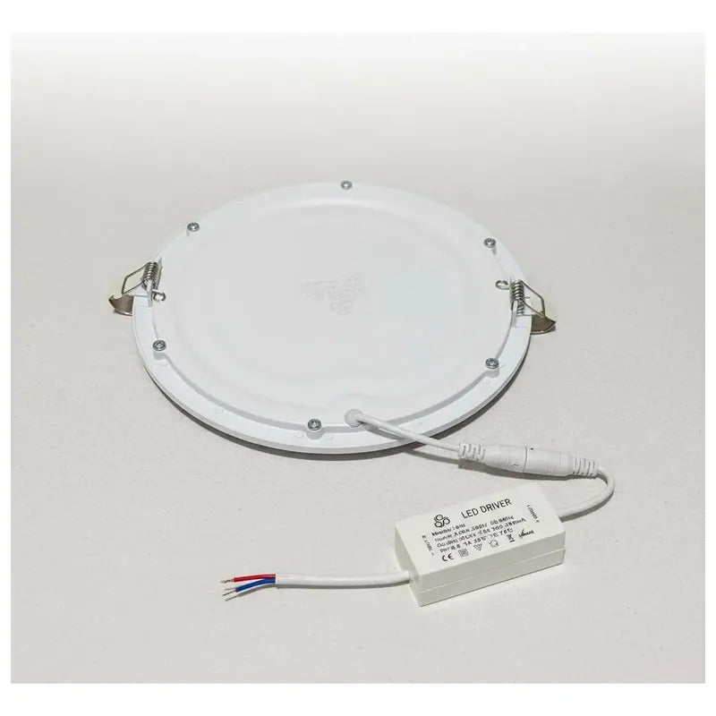 Foco Panel Led Embutido 18 W 3000k, 1530lm, 21cm Blanco Cálido