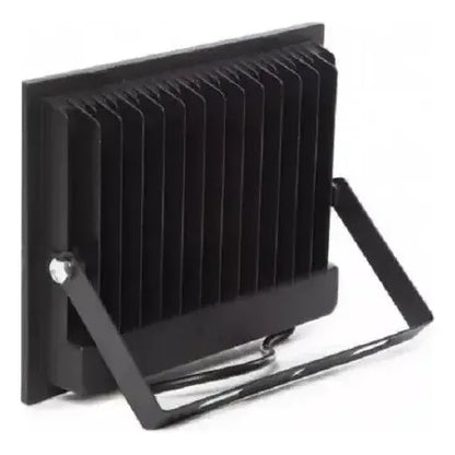 Mini Reflector Led Para Exteriores Impermeable 20w Negro Blanco Frío
