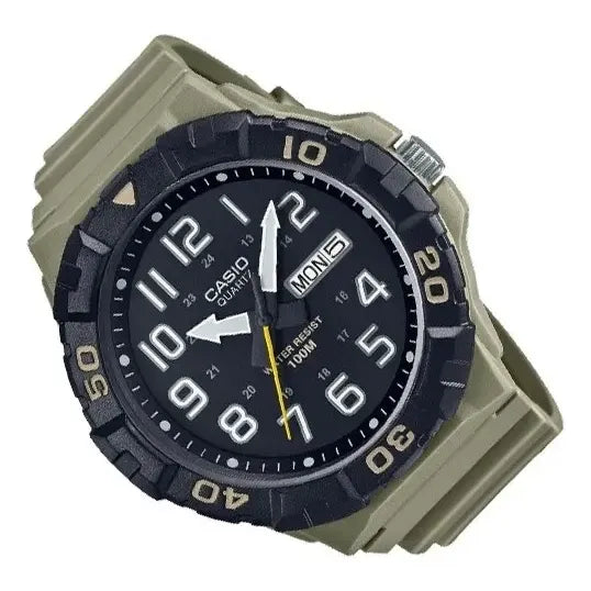 Reloj Casio Para Hombre Analógico Mrw-210h-5av De Resina Sumergible 100m Desert Negro