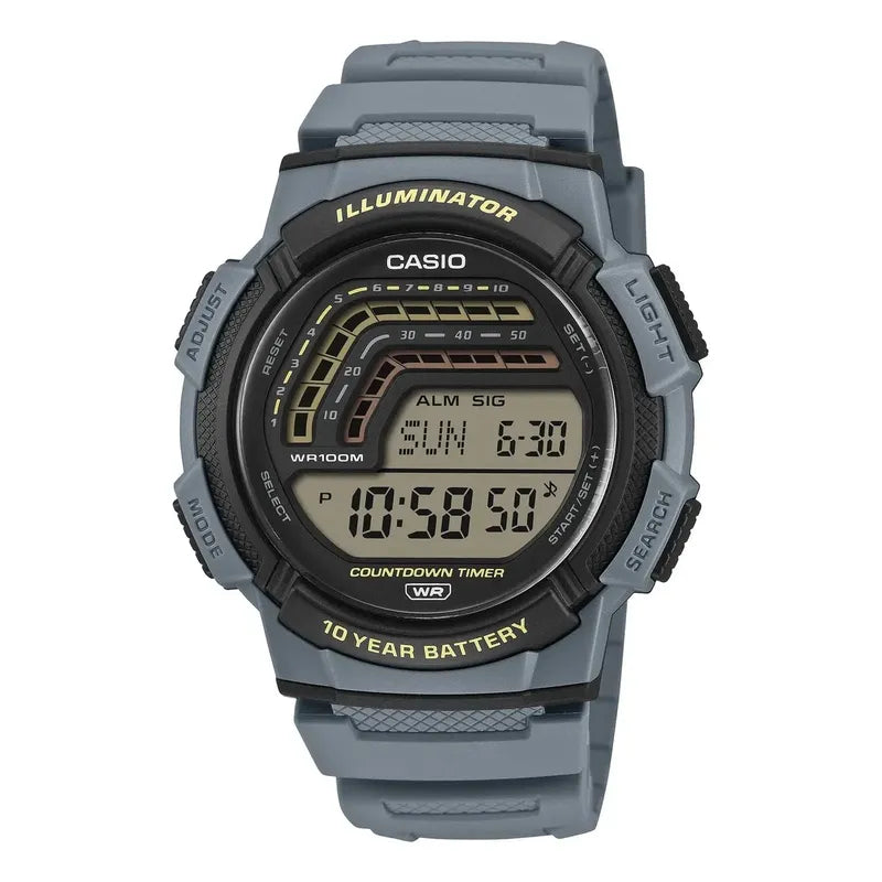 Reloj Casio Ws-1800-2avdf Gris Negro