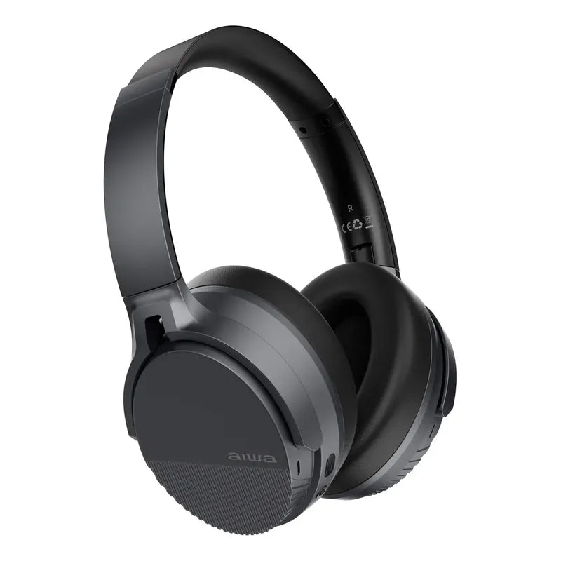 Audífonos Bluetooth Aiwa Táctil Noise Cancelling Aw-anc2040 Color Negro