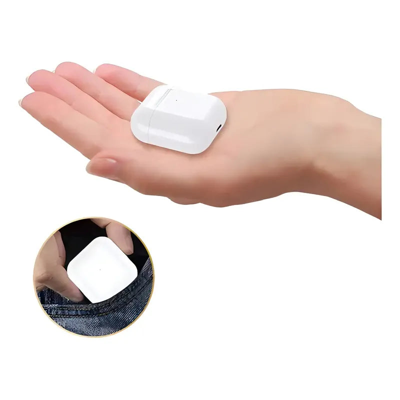 Audífonos Bluetooth Tecmaster Mini Airpro Tm-300519 Blanco