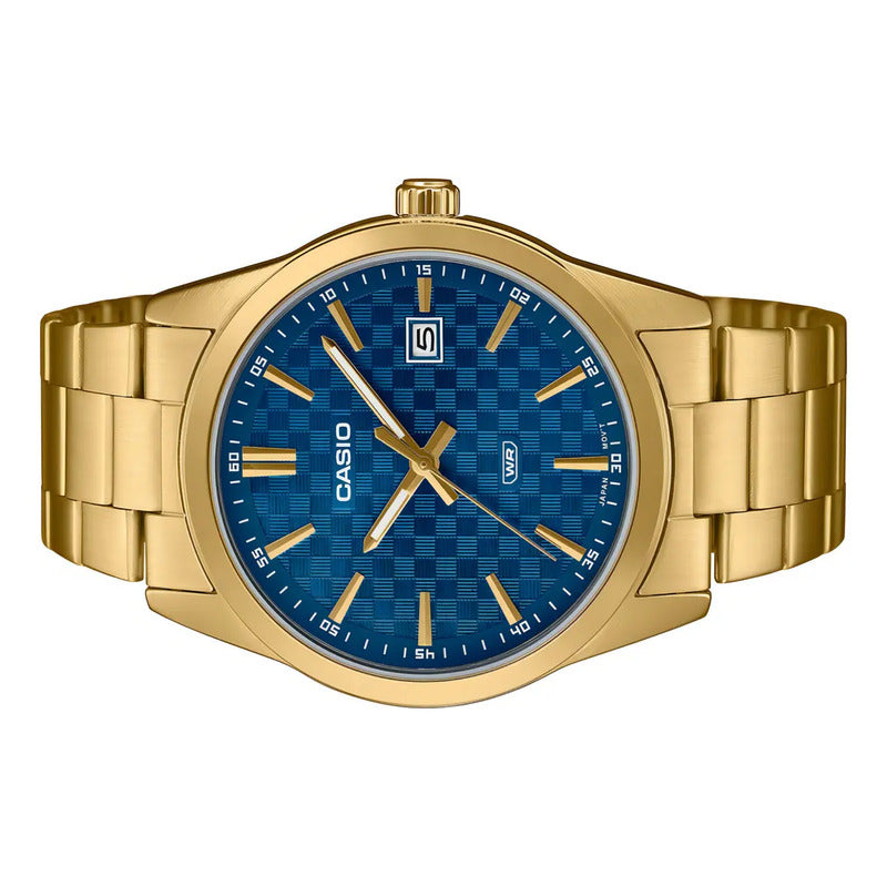 Casio Mtp-vd03g-2audf Hombre Adultos (cód: 37747354) Dorado Azul