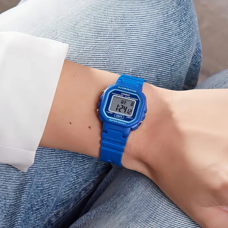 Reloj Casio La-20wh-2a Unisex Digital Azul Correa