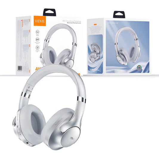 Auriculares Inalámbricos Anc 500mah Vidvie Bbh2113 Color Gris