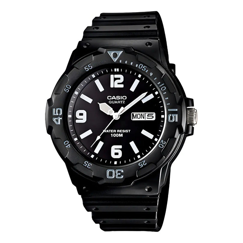 Reloj Pulsera Casio Mrw-200h-1b2 Con Correa De Resina Color Negro