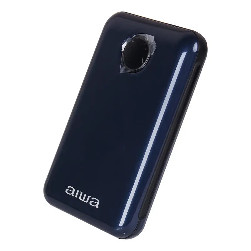 Cargador Batería Externa Power Bank 10.000 Mah Aiwa Paw-300 Color Azul Oscuro