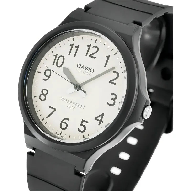 Reloj Casio Mw-240-7bvdf Cuarzo Hombre Negro Blanco