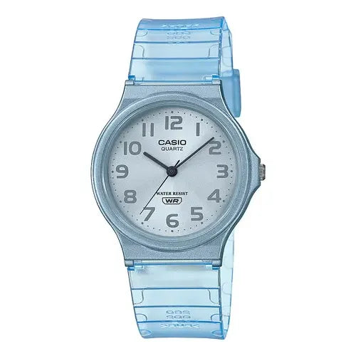 Reloj Mujer Casio Mq-24s-2bdf Core Ladies Color De La Correa Azul Color Del Bisel Azul Color Del Fondo Azul