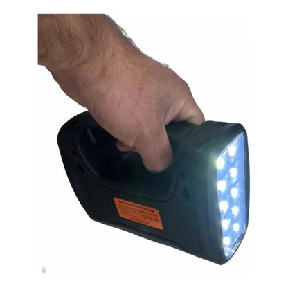 Kit Emergencia Solar Tres Ampolletas + Panel Cargado Celular Negro