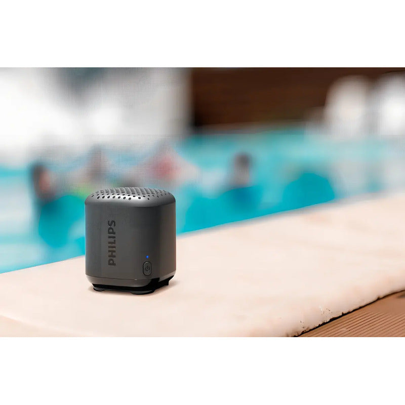 Parlante Philips Inalámbrico Bluetooth 5.0 Ipx7 Usb C Negro