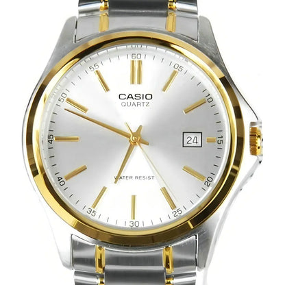 Reloj Análogo Casio Mtp-1183g-7adf Fechador Silver Gold Hombre